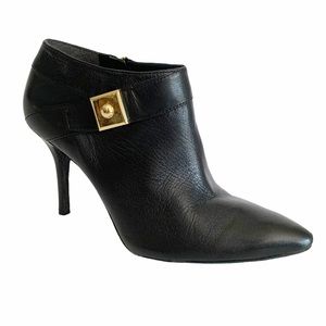 Enzo Angiolini Black Ankle Stiletto Booties